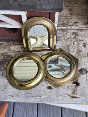 Mini Brass Mirrors Penco Industries